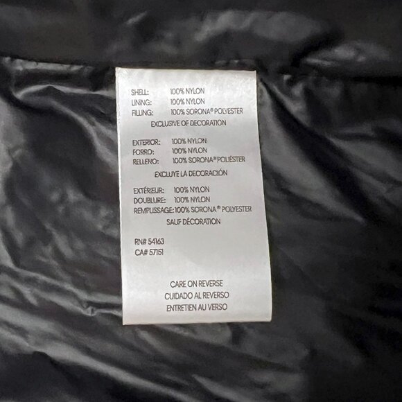 $320 NWT Calvin Klein Sorona Aura Black Puffer Jacket Women's Size S Small NWT - Picture 8 of 14